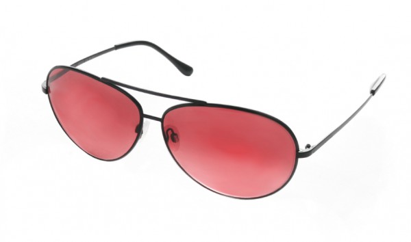 Pilotenbrille Sunset Red